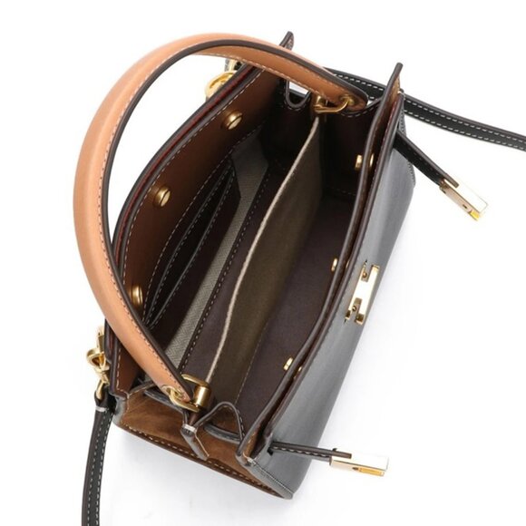 Tory Burch Petite Lee Radziwill Double Crossbody Bag – Black - Picture 4 of 13